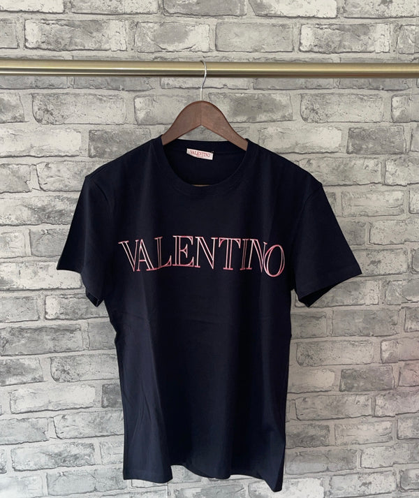 Valentino Navy Neon Universe T-Shirt