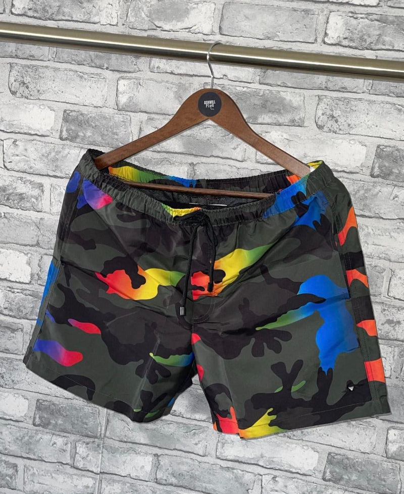 Valentino camouflage swim on sale shorts