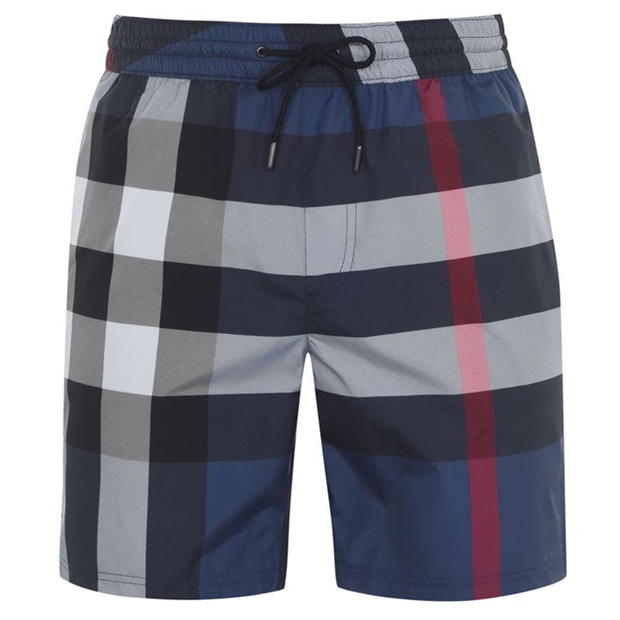 Burberry Big Check Blue Swim Shorts